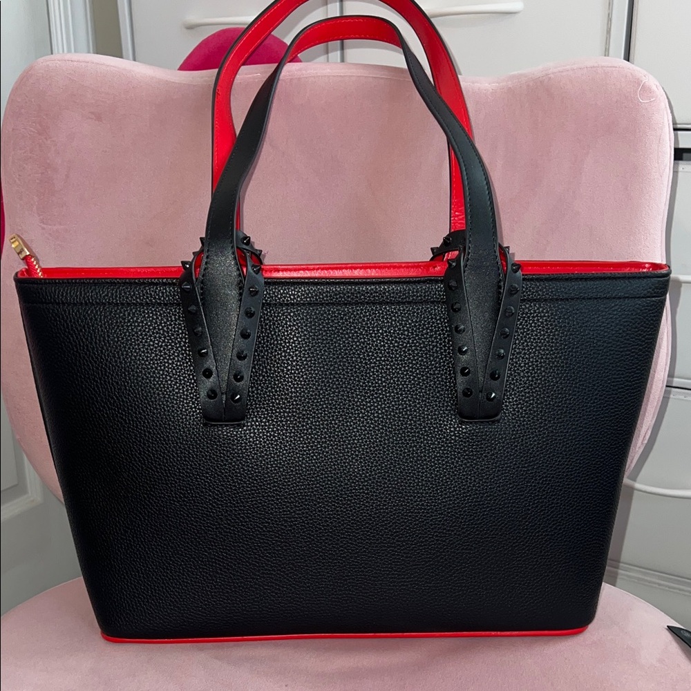 Black and Red Tote Bag - Picture 2 of 5